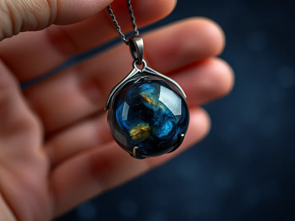 statement orb necklace